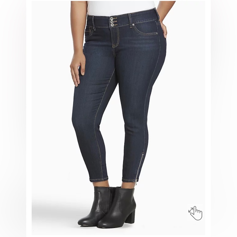 Torrid Stiletto Zip Jeans